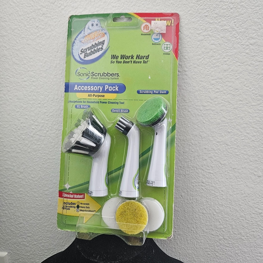 Scrubbingβ Bubbles Sonic Scrubbers Accessory pack brushes & sponges